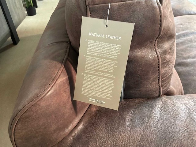 Sofitalia leren bankstel - afbeelding 10 van  10