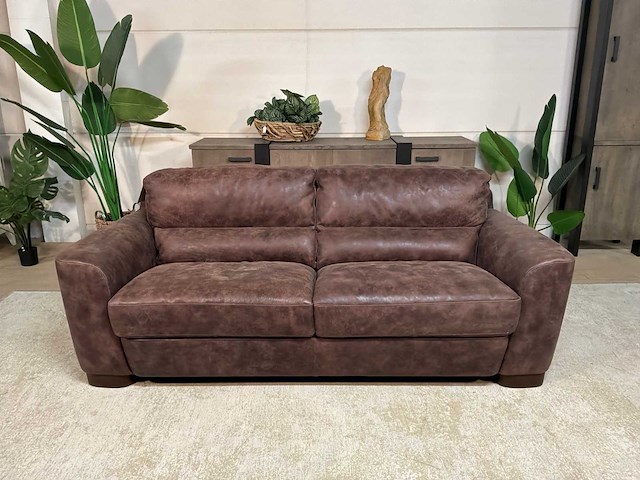 Sofitalia leren bankstel - afbeelding 4 van  10