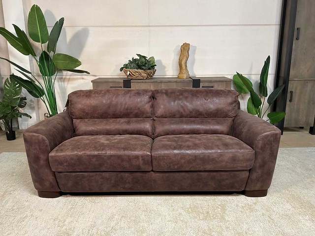 Sofitalia leren bankstel - afbeelding 5 van  10