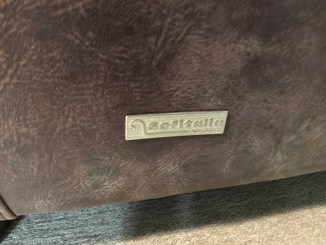 Sofitalia leren bankstel - afbeelding 9 van  10