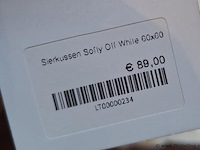 Sofly sierkussen off white - 60x60cm - afbeelding 2 van  2