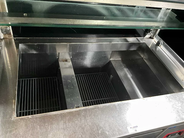 Soguk - emp.bss.20 - koelwerkbank met glazen opstand - afbeelding 4 van  9
