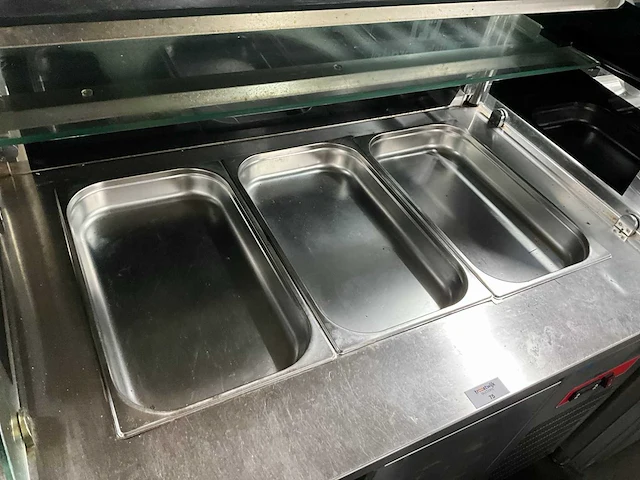 Soguk - emp.bss.20 - koelwerkbank met glazen opstand - afbeelding 3 van  9