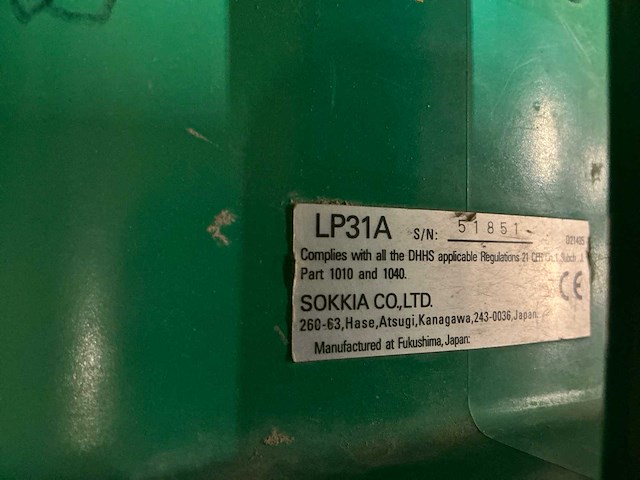 Sokkia bouwlaser lp31a - afbeelding 6 van  8