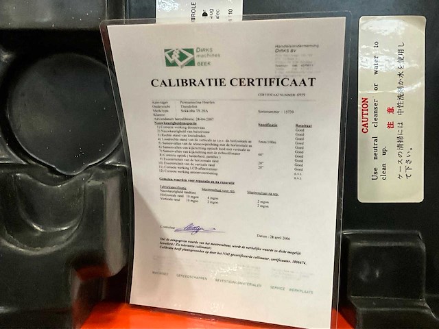 Sokkisha ts20a theodoliet + statief + meetstok - afbeelding 3 van  13