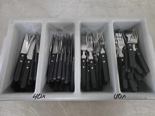 Sola - steak bestek in bestekbak (80x) - afbeelding 2 van  5