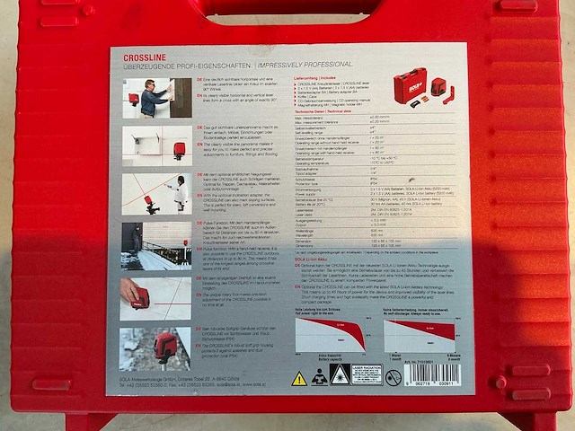 Sola crossline bouwlaser - afbeelding 2 van  3