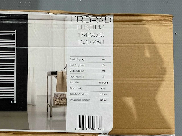 Solar - prorad electric - designradiator 66 x 174 cm - afbeelding 3 van  5
