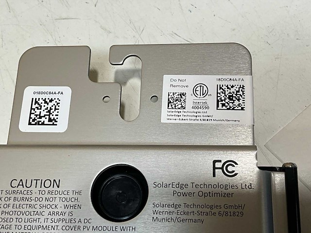 Solar edge power optimizer s1000 15a 125v - afbeelding 3 van  4