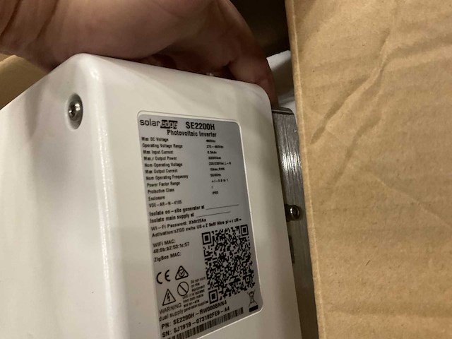 Solar edge se2200h omvormer - afbeelding 2 van  2