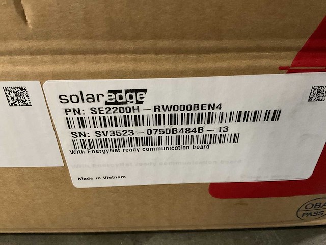 Solar edge se2200h omvormer - afbeelding 2 van  2