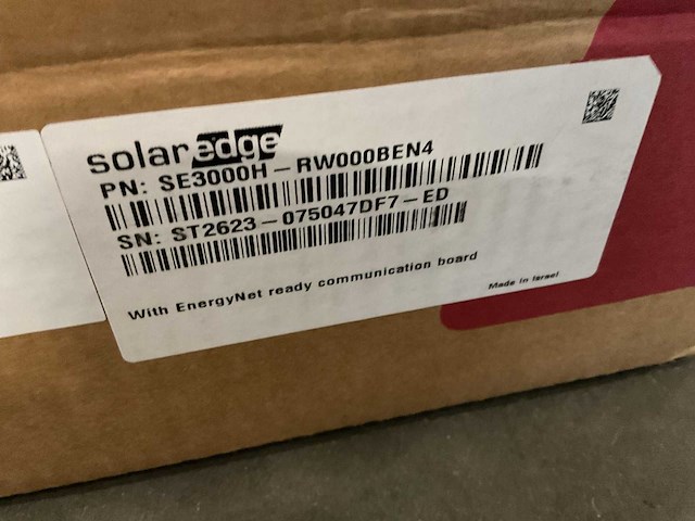 Solar edge se3000h omvormer - afbeelding 2 van  2