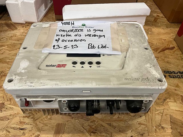 Solar edge se4000h omvormer - afbeelding 1 van  4