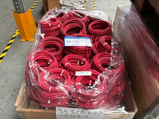 Solar kabel h1z2z2-k 6mm² rood (200x) - afbeelding 3 van  3