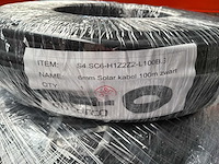 Solar kabel h1z2z2-k 6mm² zwart op rol (100 meter) - afbeelding 3 van  3