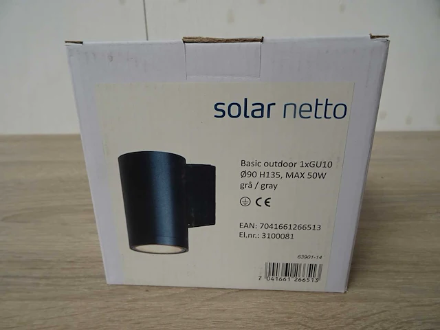 Solar netto - basic outdoor - wandspot (14x) - afbeelding 1 van  3