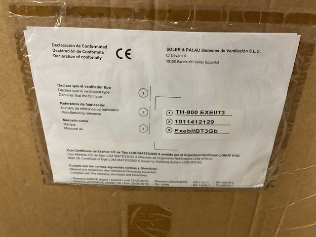 Solar & palau th-800 exeiit3 dakventilator - afbeelding 3 van  3