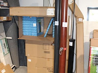 Solardouche showroommodel. hoogte ca. 212 cm. houtlook 18 liter. douchekop ontbreekt - afbeelding 2 van  4