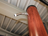 Solardouche showroommodel. hoogte ca. 212 cm. houtlook 18 liter. douchekop ontbreekt - afbeelding 4 van  4