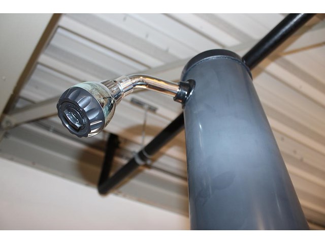 Solardouche showroommodel. hoogte ca. 212 cm. zwart 18 liter - afbeelding 4 van  4