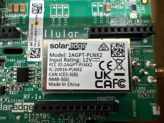Solaredge - fld-1ph-hd-prt-03 / fld-3ph-25l-prt-03 - communicatiebord (3x) - afbeelding 5 van  7