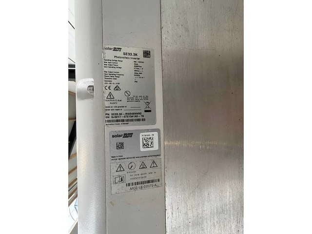 Solaredge - gebruikte 33.3 kw omvormer (2x) - afbeelding 4 van  4