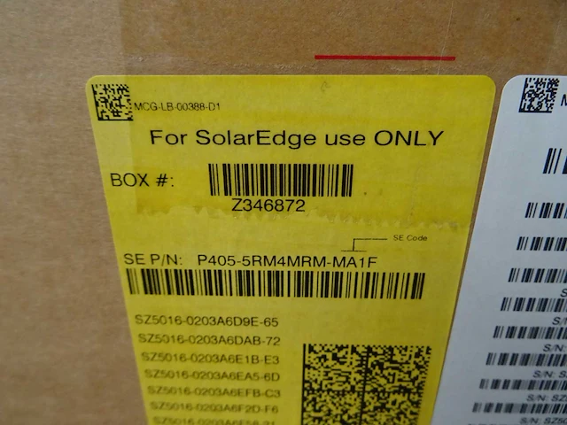 Solaredge - p405-5rm4mrm-ma1f - power optimizer (240x) - afbeelding 3 van  3