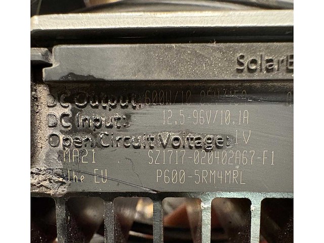 Solaredge - p600-5rm4mrl - gebruikte optimizer (80x) - afbeelding 2 van  2