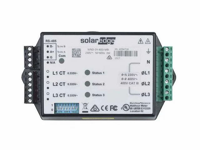 Solaredge - se-wnd-3y400-mb-k2 - energiemeter - afbeelding 1 van  6