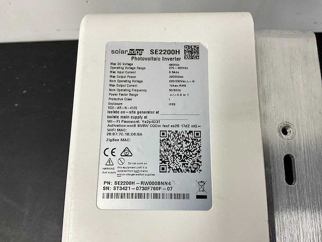 Solaredge - se2200h - omvormer (3x) - afbeelding 5 van  15