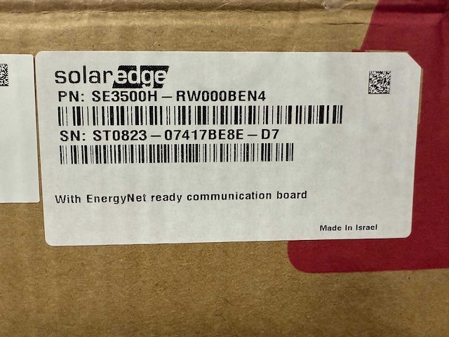Solaredge - se3500h - omvormer (4x) - afbeelding 4 van  4