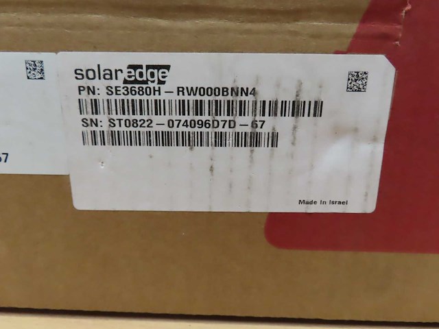 Solaredge - se3680h - omvormer - afbeelding 2 van  2