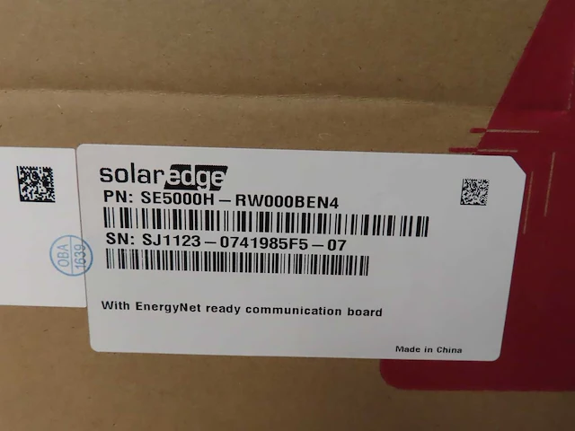 Solaredge - se5000h-rw000ben4 - omvormer - afbeelding 2 van  2