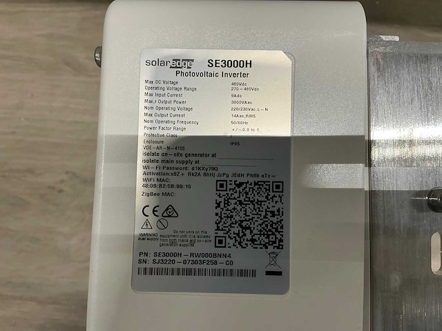 Solaredge hd-wave se3000h omvormer - afbeelding 4 van  4