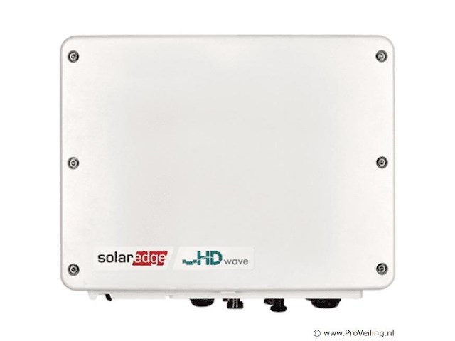 Solaredge single phase inverter/omvormer hd wave |type se6000h-rw-emp | nieuw in doos - afbeelding 1 van  4