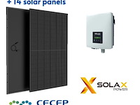 Solax x1 5.5k-t-d(l) + 14 zonnepanelen