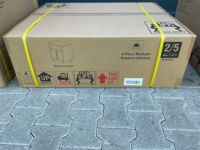 Solcocina 4 piece modular outdoor kitchen bbq / buitenkeuken - afbeelding 36 van  72