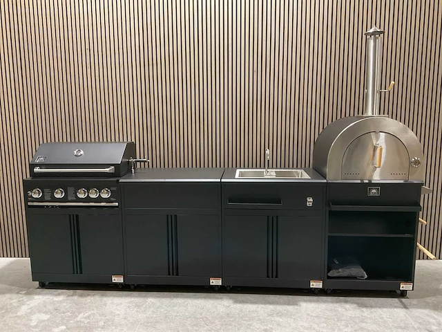 Solcocina 4 piece modular outdoor kitchen bbq / buitenkeuken - afbeelding 34 van  72
