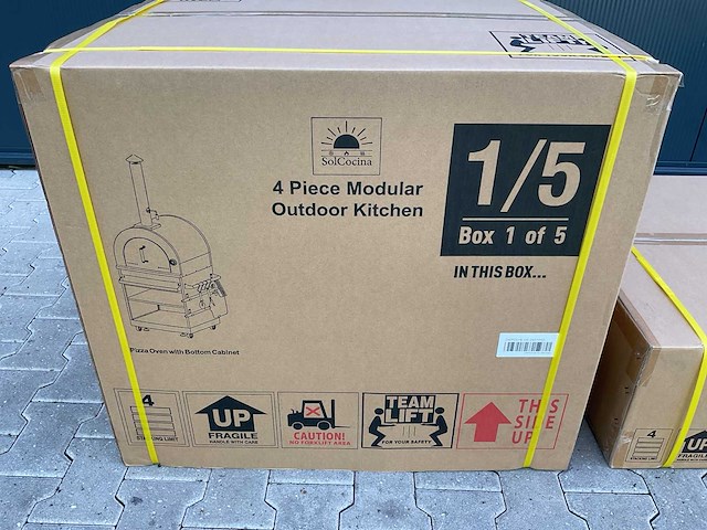 Solcocina 4 piece modular outdoor kitchen bbq / buitenkeuken - afbeelding 19 van  49