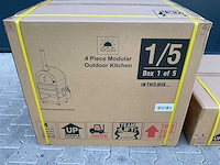 Solcocina 4 piece modular outdoor kitchen bbq / buitenkeuken - afbeelding 19 van  49