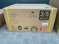 Solcocina 4 piece modular outdoor kitchen bbq / buitenkeuken - afbeelding 24 van  49