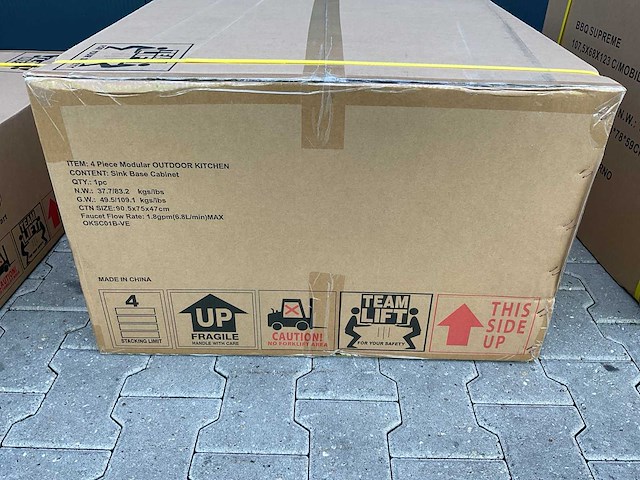 Solcocina 4 piece modular outdoor kitchen bbq / buitenkeuken - afbeelding 25 van  49