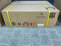 Solcocina 4 piece modular outdoor kitchen bbq / buitenkeuken - afbeelding 36 van  49