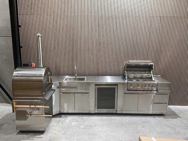 Solcocina pizza-hoek-wasbak-koelkast-grill bbq / buitenkeuken - afbeelding 33 van  57
