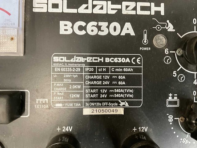 Soldatech bc630a acculader - afbeelding 2 van  2