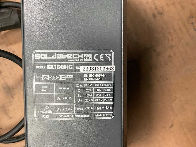 Soldatech el160hg lasapparaat - afbeelding 3 van  3