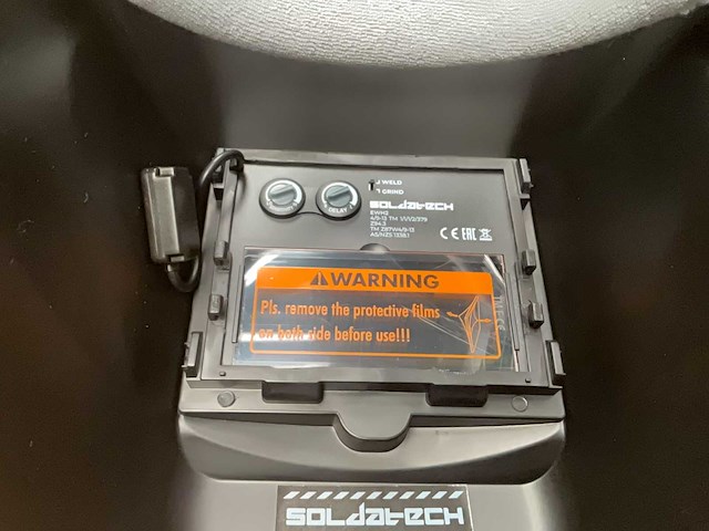 Soldatech ewh2 easyclear automatische lashelm - afbeelding 2 van  3