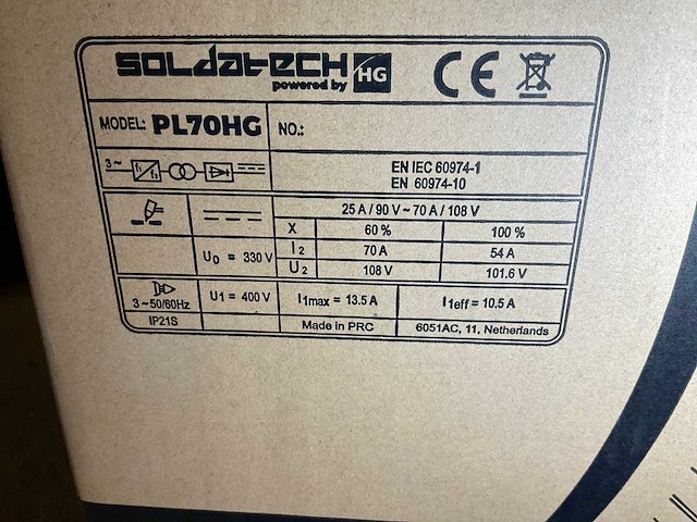 Soldatech pl70hg plasmasnijmachine - afbeelding 5 van  5