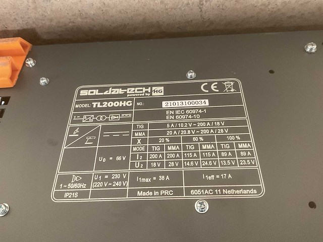 Soldatech tl200hg lasapparaat - afbeelding 5 van  5
