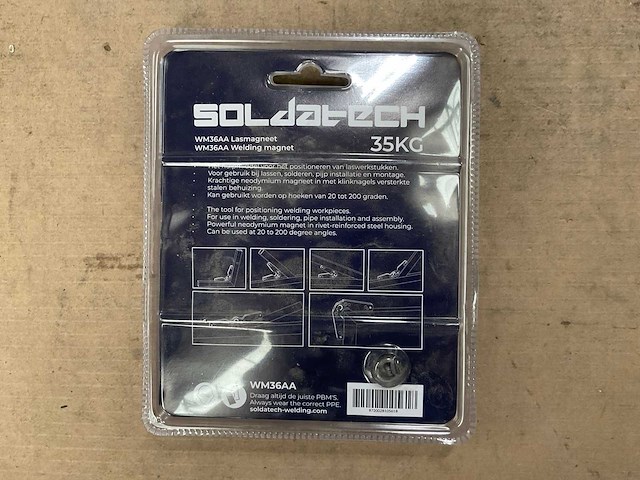 Soldatech wm36aa lasmagneet - afbeelding 2 van  2